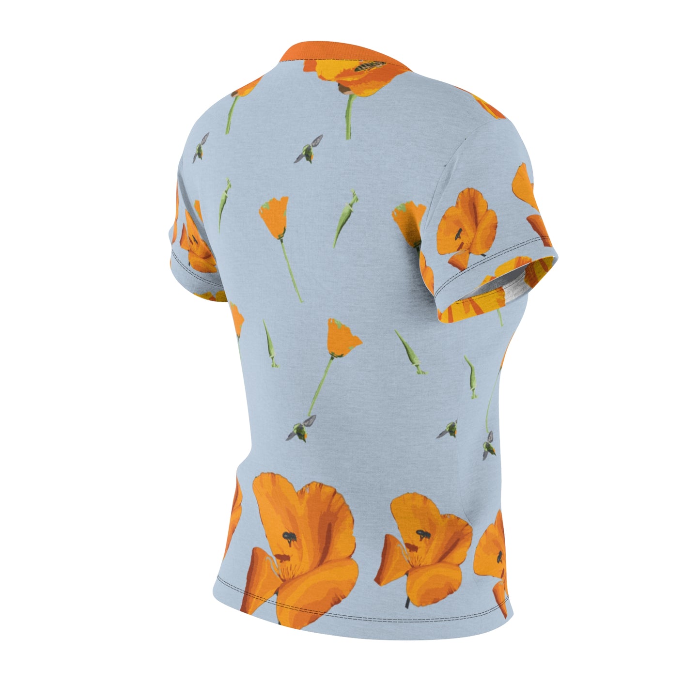 Poppies and Bees Women's Cut & Sew Tee