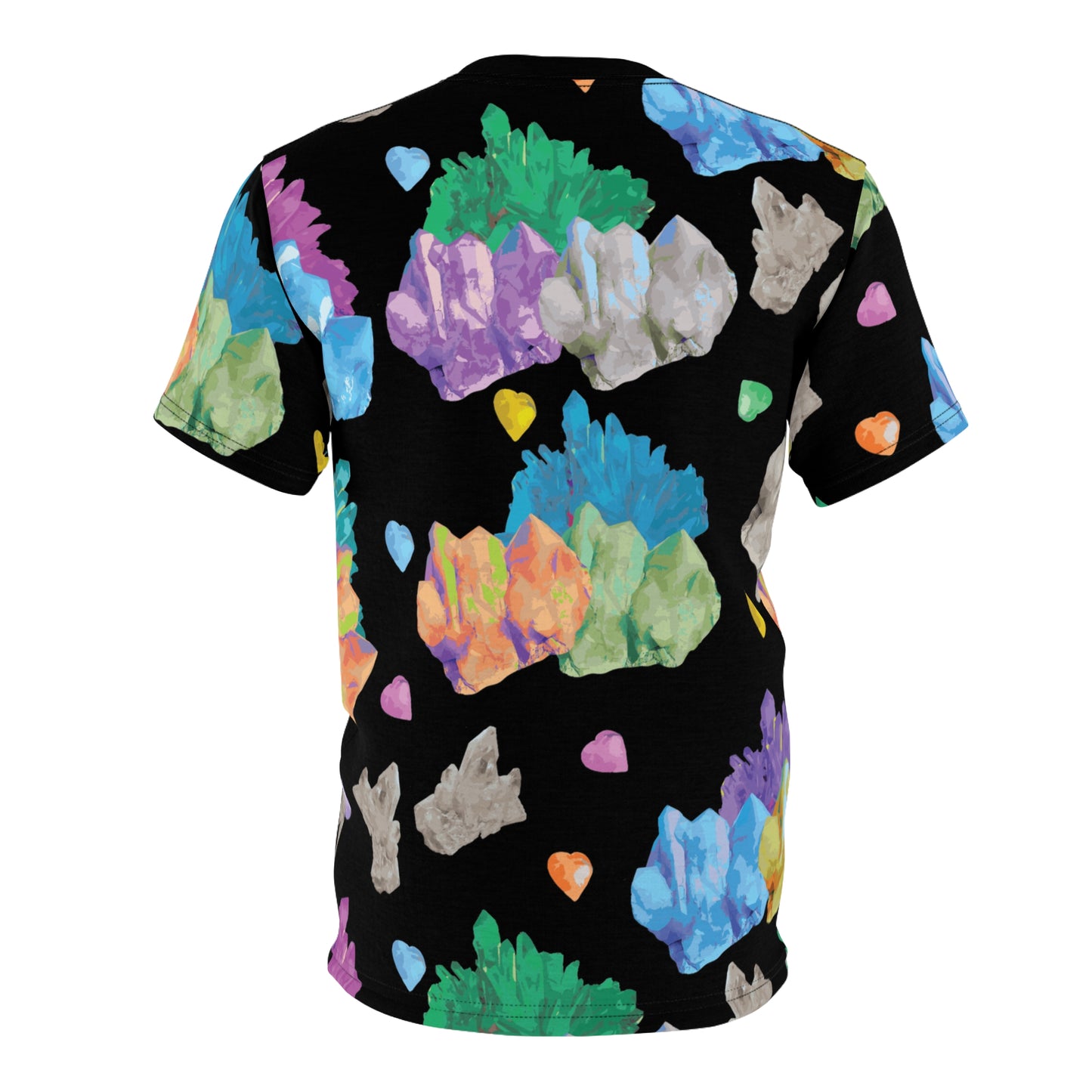 Vibrant Crystal Unisex Cut & Sew Tee