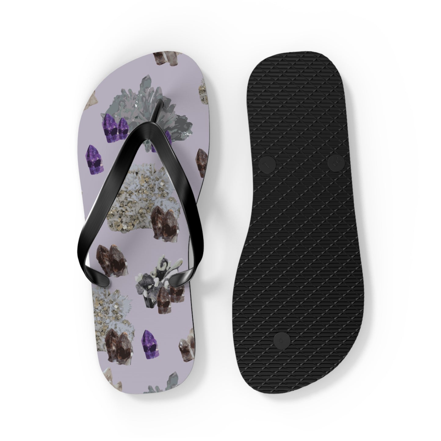 Natural Crystal Flip Flops