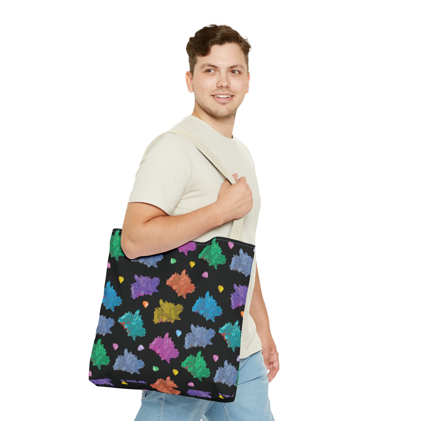 Rainbow Gem Tote Bag