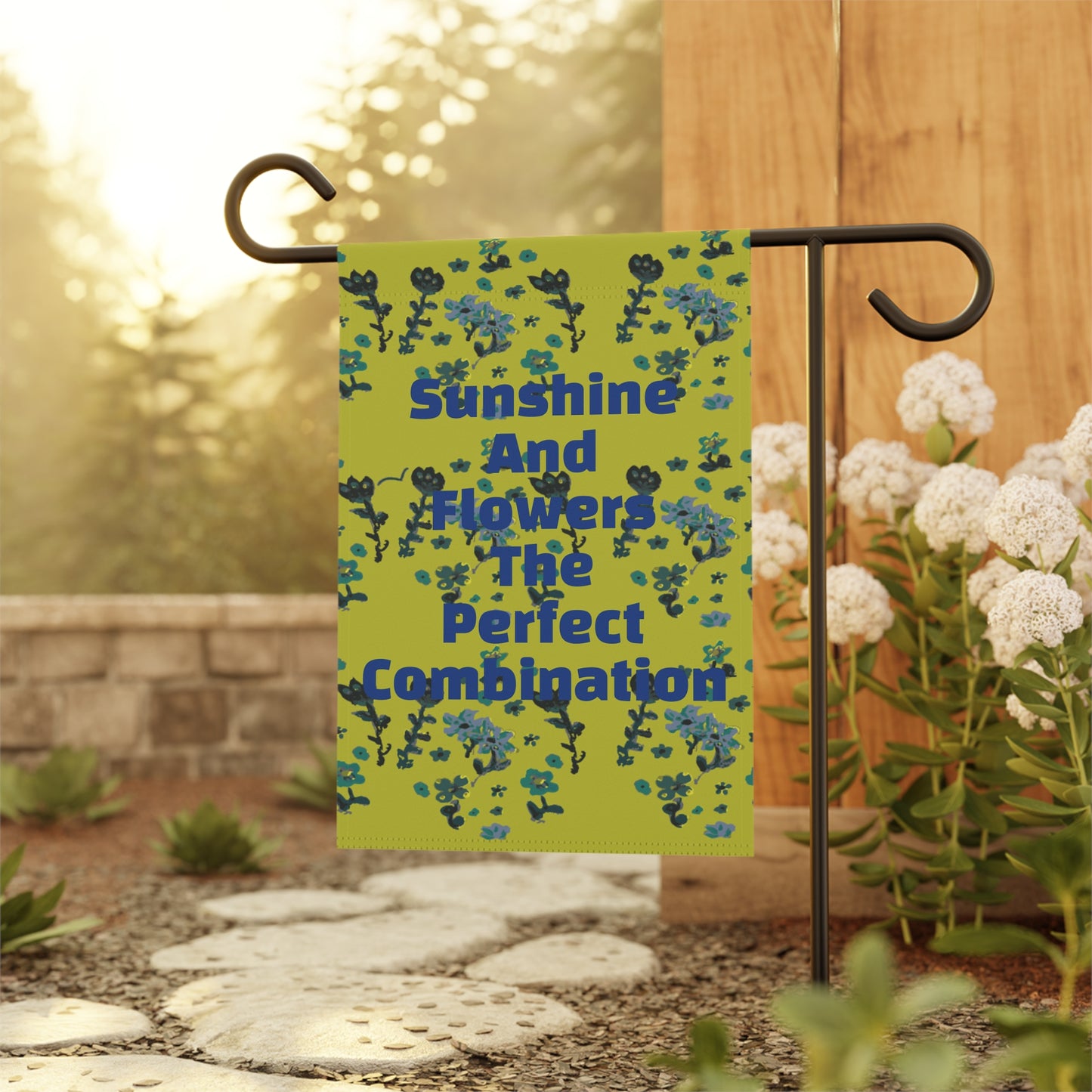 Sunshine and Flowers Perfect Combo Garden & House Banner