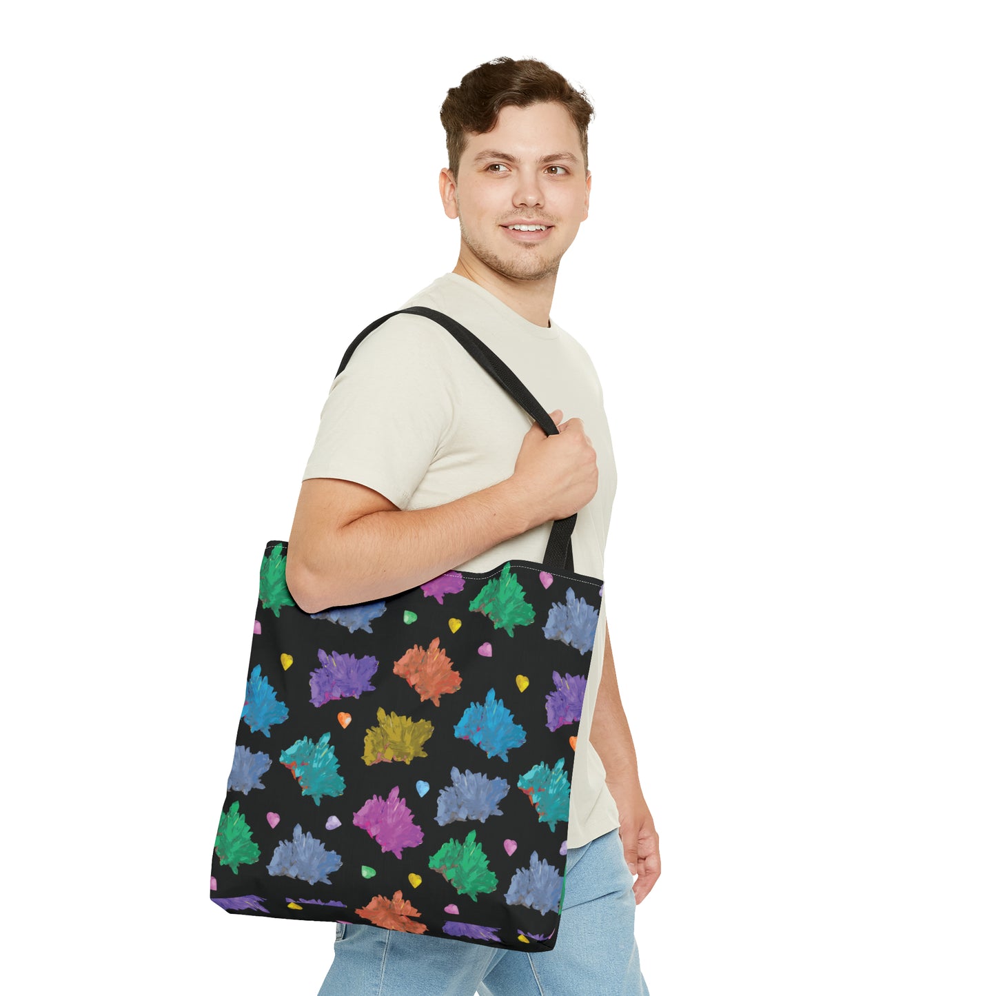 Rainbow Gem Tote Bag