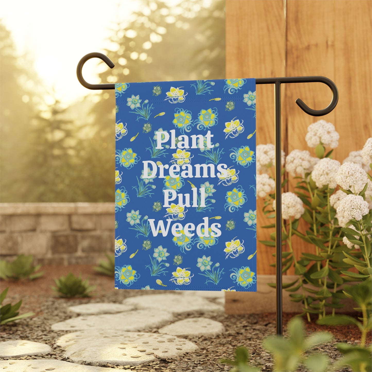 Cute Flowery Garden & House Banner